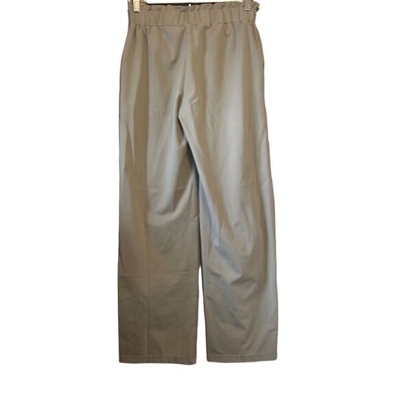 Pull On Wide Leg Lounge Pants High Waist Elastic Waistband Trousers - Picture 5 of 5